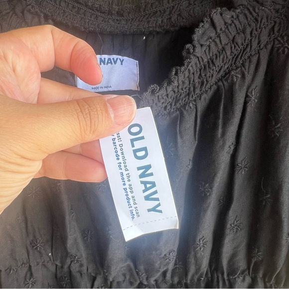 Old Navy Peasant Mini Dress - Size Small - Hippie Boho Lightweight NWT - Picture 4 of 7